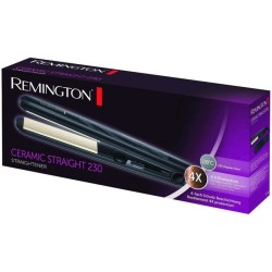 Placa de par Remington S3500 Straight, Incalzire in 15 secunde, Ceramica, Turmalina, 230ºC, Negru 